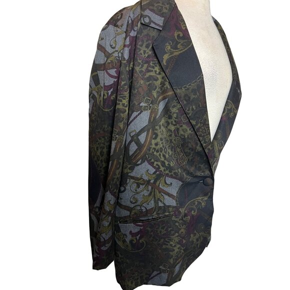 Strategy women’s Blazer size 16 country Art to wear Goth Light Weight - Picture 15 of 16